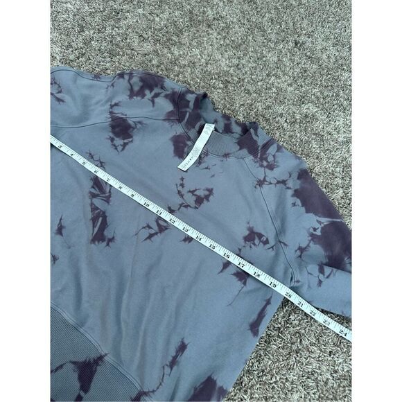 Lululemon Ready To Roll Crew Pullover Crewneck Sweatshirt Shibori Gris Magnum 6 - Picture 8 of 11